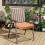 Non-Slip Artificial Leather Chair Cushion Square Washable 1