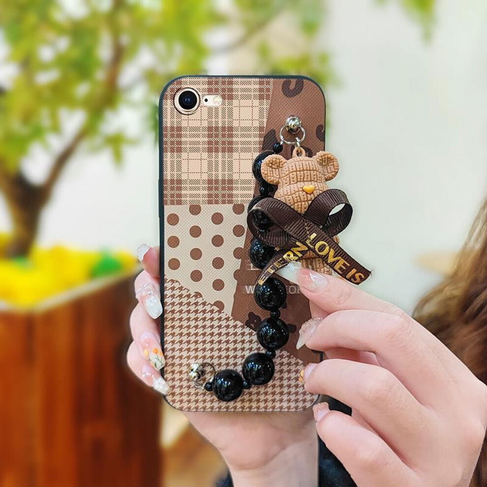 Iphone 7/8/Se 2020/Se2 Soft Silicone Bear Case Black 952399393600