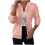 Women's Cable Knit Hoodie Solid Color Zip-Up Long Sleeve 1