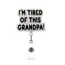 Automatic Retractable Badge Clip ID Holder 1 piece