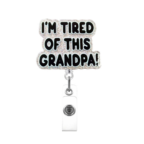 Automatic Retractable Badge Clip ID Holder 1 piece