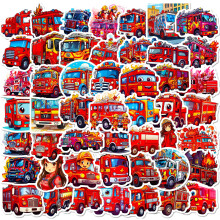 Transportation Vehicles Stickers Cartoon Cars Trucks