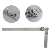 Manual Rebar Bender Adjustable DIY Tool 360 Rotation