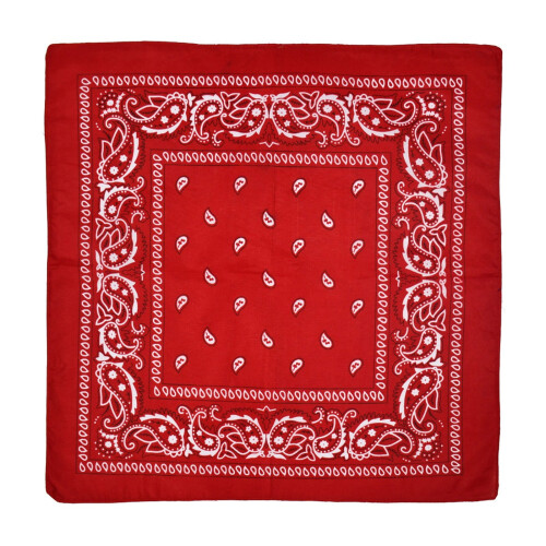 Women's Polyester Cowboy Headband 22x22 Inch Red