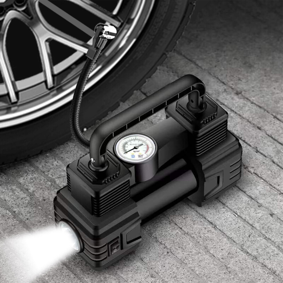 12V Portable Car Tire Inflator With Digital Gauge And Led 952399397233