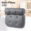 Bath Pillow with 4D Ergonomic Support 6 Suction Cups 1