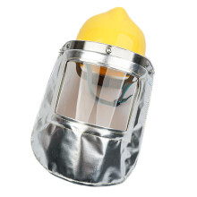 Anti-thermal suit with safety hat, flameproof up to 1000C
