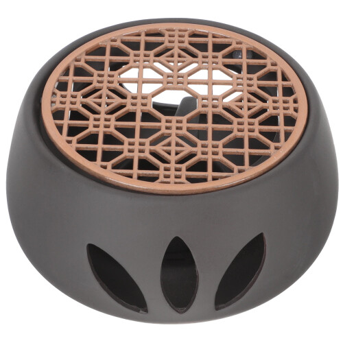Ceramic Tea Warmer Set Black 1 Piece