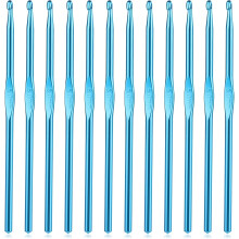 5 mm haaknaalden, ergonomische aluminium set van 12 stuks