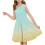 Robe d'été sans manches à sequins pour filles, col rond, coupe ajustée 1