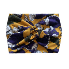 Women's Knotted Elastic Headband Non-Slip Turban Print Hair