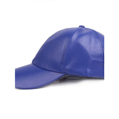 Gorra de béisbol de cuero ajustable estilo clásico Snapback