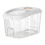 Glasbeholdere lufttætte ekstra store 3-pak 1