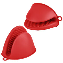 Gants de cuisine en silicone résistants à la chaleur, maniques antidérapantes pour casseroles1