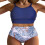 Damesbikiniset blauw maat L 1
