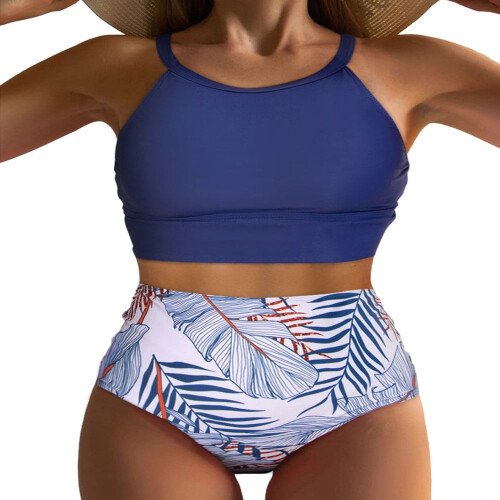 Damesbikiniset blauw maat L