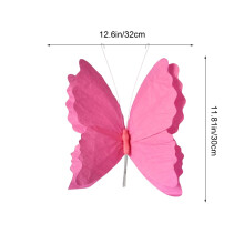 Butterfly Party Decorations 3D Crepe Paper Hanging Set