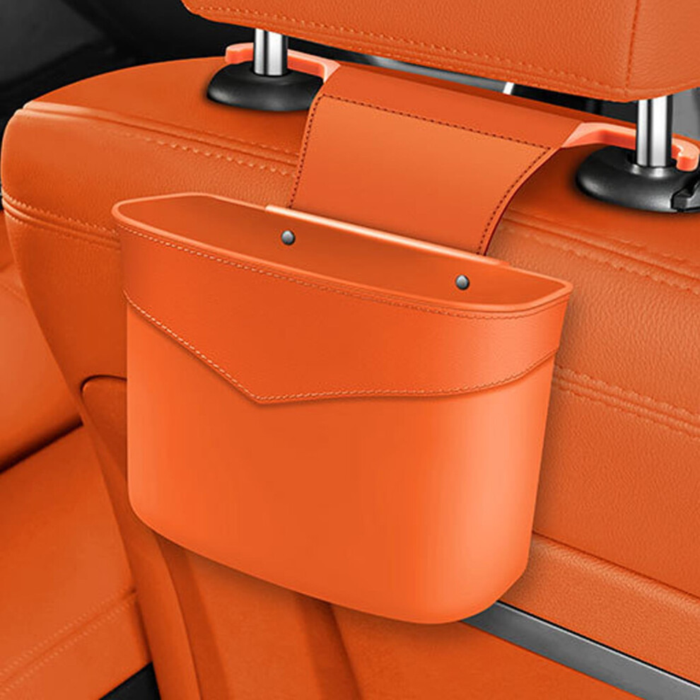 Car Trash Can Hanging Storage Bin With Garbage Bag For 913466163090