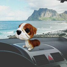 Puppy Bobblehead Car Dashboard Ornament 1 piece