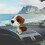 Autodashboardversiering met puppy-bobblehead (1 stuk) 1