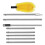 Telescopic Gutter Cleaning Tool with Flexible Brush Head 1