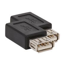 USB 2.0 Type A Female to Micro USB B 5-Pin Female Adapter