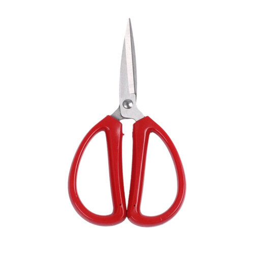 Stainless Steel Scissors 6.7 Inch Red Ergonomic Handle