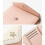 Women's Tri-Fold Wallet PU Leather Slim Pink 6