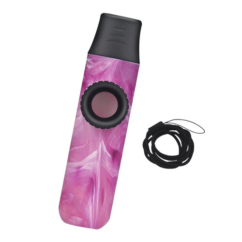 Kazoo Musical Instrument Adjustable Tone Pink