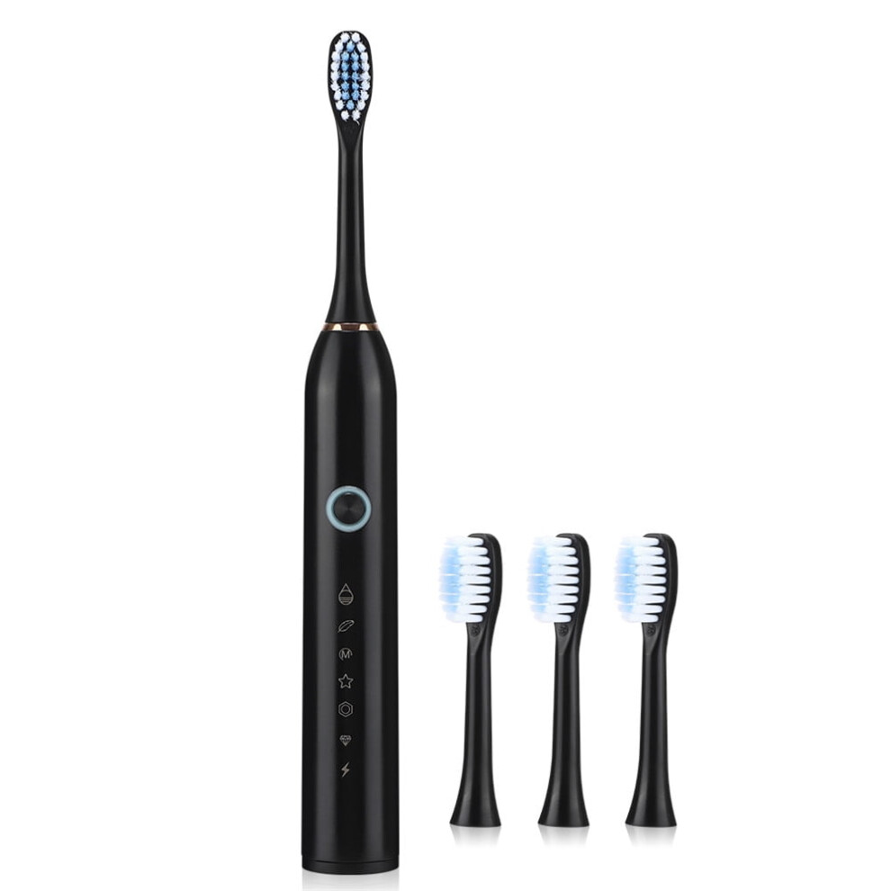 Electric Toothbrush Rechargeable Sonic with 6 Modes and 3