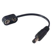 9V Battery Clip Converter Cable for Guitar Pedal