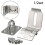 Door Hasp Latch Stainless Steel Right Angle 1PC 1