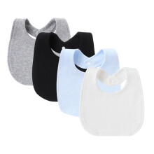 Baby Drooling Bib Breathable Burp Cloth 4pcs