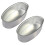 Forma oval antiaderente de alumínio para cheesecake (2 peças) 1