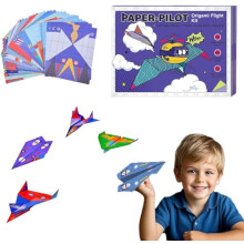 DIY Paper Airplane Book with 16 Designs, 48 Sheets, and