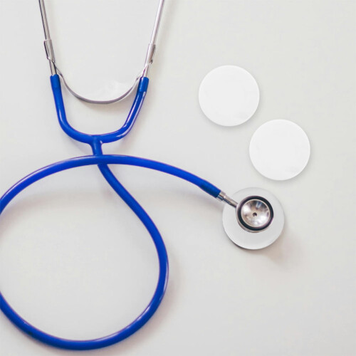 ROSENICE Stethoscope Parts Round 12Pcs