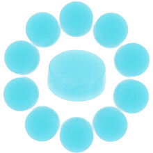 ROSENICE Sky-blue Silicone Flute Plugs 20-Pack