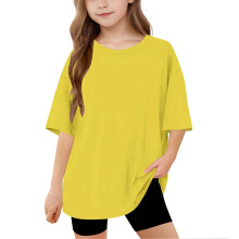 Basic oversized short sleeve crewneck t-shirts for boys and
