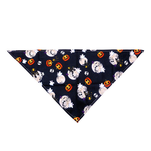 Hunde Bandana Efterår Græskar Spøgelsesdesign Orange Holdbart Stof