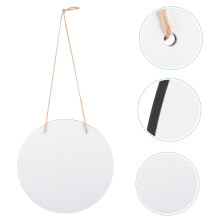 Synthetic Material Unfinished Front Door Sign 2 pcs 11.8 x