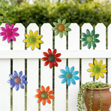 3D Metal Daisy Wall Art Rustic Farmhouse Decor 3.54 inch