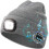 Morttic Bluetooth beanie with headlight and mic, grey 1