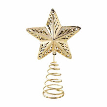 Mini Metal Rustic Christmas Tree Topper 7 inch