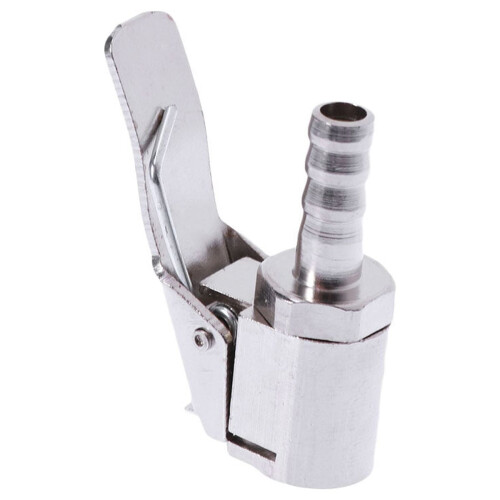 Tire Air Nozzle Copper Inflator Valve Silver 1 Set