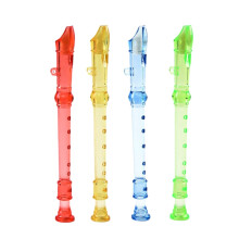 Mini clarinet set for kids 4 pcs 6-hole transparent flute