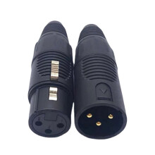 XLR Connector Male to Female 3-Pin MIC Adapter