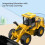 Construction Vehicle Toy Set Realistic Excavator and 7