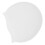 Silicone Swim Cap for Women White 1