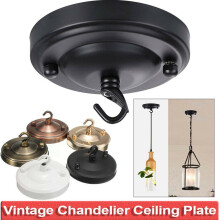 Vintage ceiling rose hook plate for chandelier pendant lamp