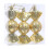 Christmas Tree Ornaments Set Red White Snowflake 12 pcs 1